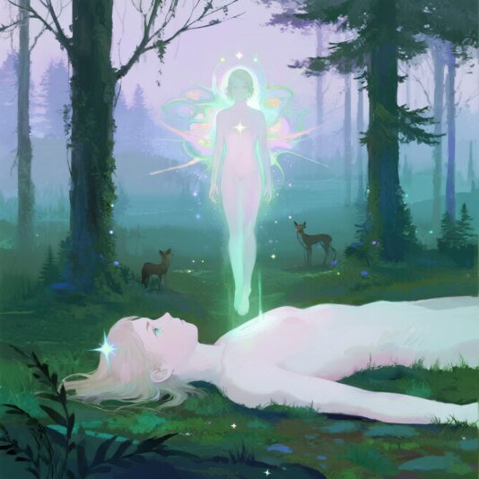 dreamina-2025-07-22-3776-A person floating slightly above their o...