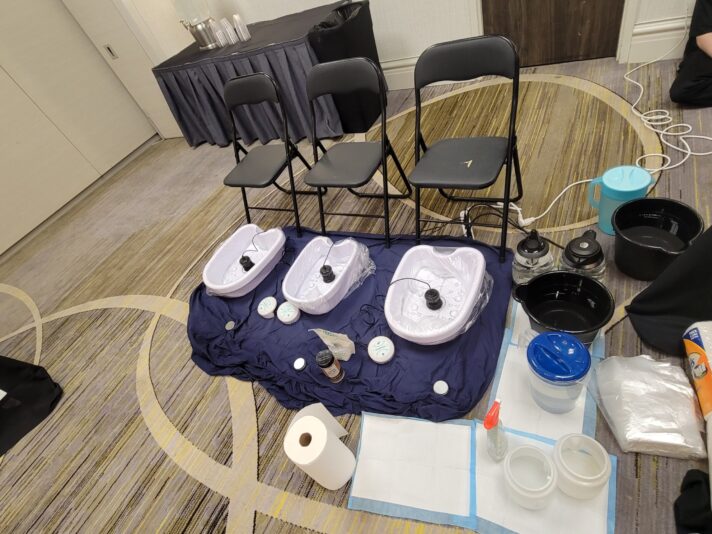 Ionic Foot Detox Setup