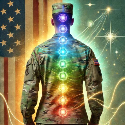 A_military-themed_graphic_showing_a_figure_in_army