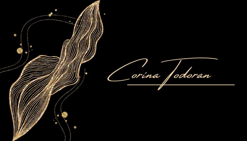 Black and Gold Classy Minimalist Business Card