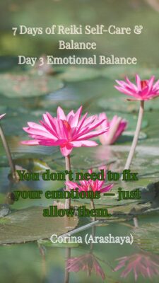 Day 3 – Emotional Balance