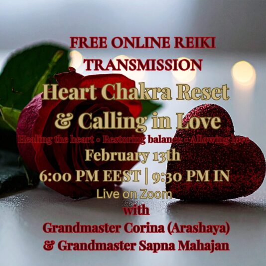 FREE ONLINE REIKI TRANSMISSION