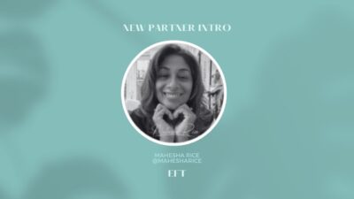 New Partner Intro! Meet Mahesha Rice - EFT